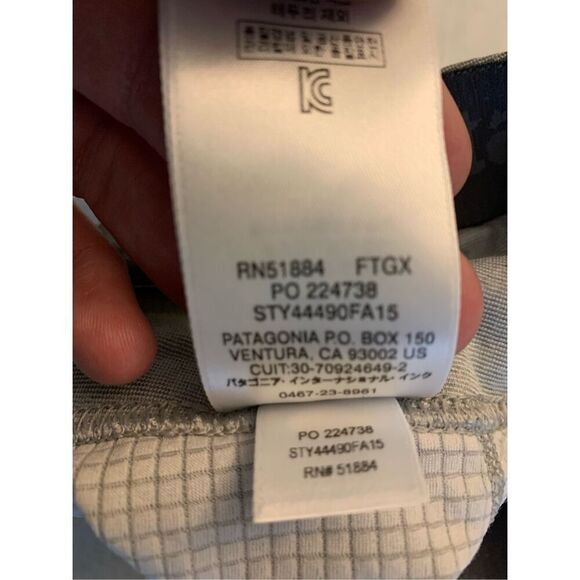 Patagonia Midweight Capilene baselayer leggings pants gray size small 44490 - Picture 6 of 6